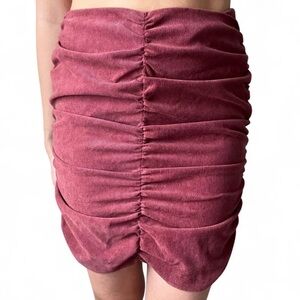 Zara Pink Ruched Skirt